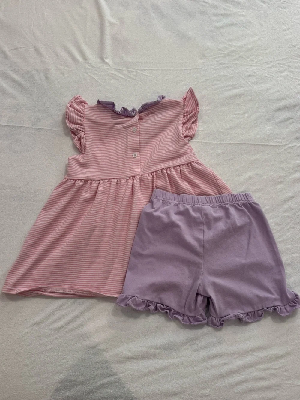 Girls Stitchy Fish Carlie short set